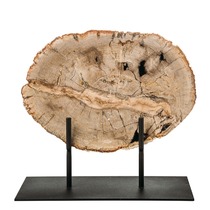 Декоративная тарелка из окаменелого дерева KELUD арт. 382343 