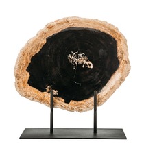 Декоративная тарелка из окаменелого дерева KELUD арт. 382362