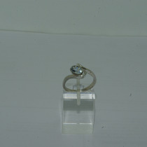 Серебренное кольцо с природным АКВАМАРИНОМ