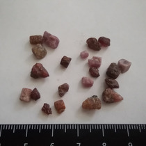 кристаллы рубина(корунда) - 21шт.