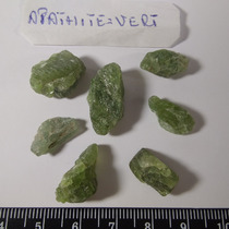 апатит зеленый мадагаскарский -7шт