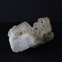 Друза кристаллов доломита с халькопиритом